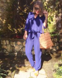 BLUE JUMPSUIT