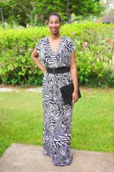 DIY Printed Maxi Dress