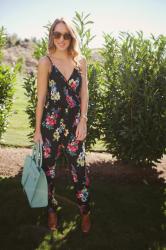 Floral Jumpsuit 