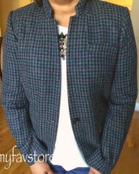 J. Crew Regent Blazer in Houndstooth 