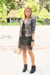 Perfect blazer for happy barcelona style