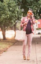 Floral Moto Jacket + Pastels