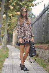 Liberty print dress