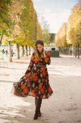 Tuileries Gardens In The Fall