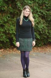 Boucle Skirt and Black