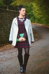 Tartan Dress and Passion 4 Fashion Linkup