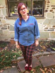 plaid uniform for fall!