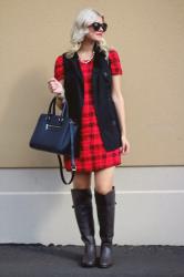 A Week of Plaid | the mini-dress