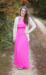 Transition - Pink Maxi Dress