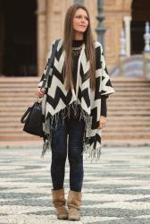 ETHNIC PONCHO