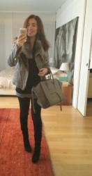 Look del giorno in grigio