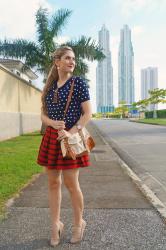 {Outfit}: Preppy Pattern Mixing