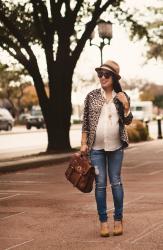 Leopard Print Coat