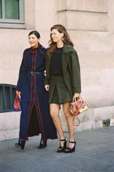 Paris Fashion Week AW 2014....Giovanna and Sara