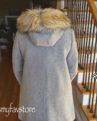 J. Crew Chateau Parka Coat in Heather Dusk 