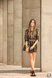 Look du jour: Black & Gold