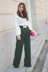 Look de Navidad con pantalones 