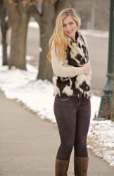 Faux Fur Vest + $50 Gift Card Giveaway!