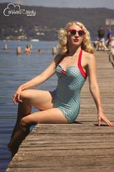 The Dottie Dolly - Red Dolly Swimwear Part 1