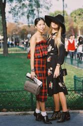 Paris Fashion Week SS 2015....Oxana and Maria