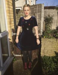 My Dreamy Velvet Dress, Henry Holland Style