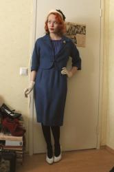 1960s blue suit