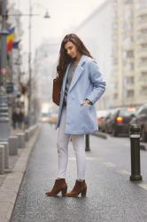 Baby blue coat