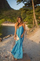 Blue Maxi Dress