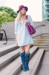 Denim Shirt Dress