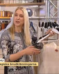 Elsas vintagebröllop i Nyhetsmorgon