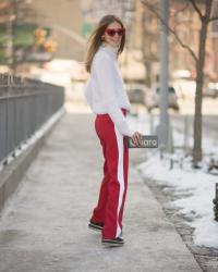 Sporty winter look: eighth look from NYFW