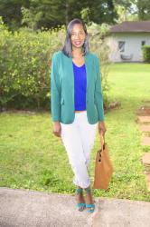 Blue-Green Blazer