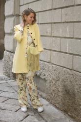 Outfit of the day: Yellow! / Third day of #MFW