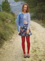 Re-wear: falda de flores