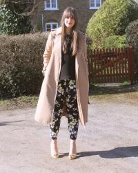 OOTD: Springtime floral trousers