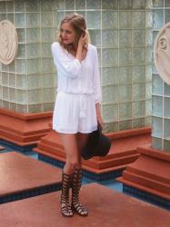 WHITE ROMPER