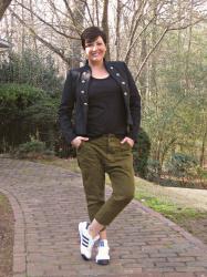 Khaki trousers