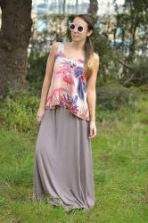 Gonna lunga: il mio look boho