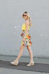 Floral Pencil Skirt