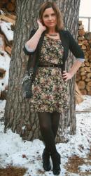 Fashion Over Fifty:  Summer Dress with a Jacket and Tights