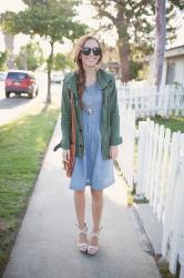 DIY FRIDAY: THE PERFECT CHAMBRAY DRESS SEWING TUTORIAL