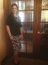 Fashion Over Fifty:  Zebra Print