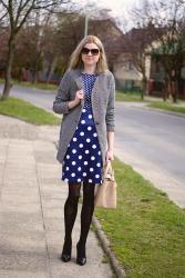 868 ==> Sheinside dots dress