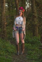 Coachella Festival Inspired With Wellies