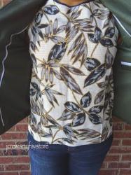 J. Crew Gold-Foil Leaf Tank 