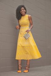 Organza Midi Dress