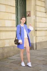 Blue spring coat