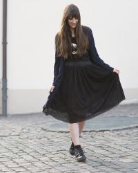 OUTFIT: Adidas Originals & Black Tulle