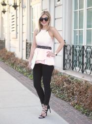 Pink Peplum