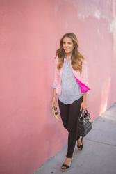 Pink Peplum Jacket